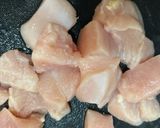 れんこんハサミ焼き 鶏肉ミンチ作り方2写真