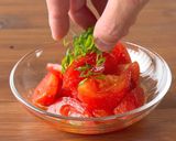 丸ごとペロッとなくなる‼️トマトのサラダ‼️作り方4写真
