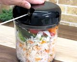 簡単レシピ☆夏野菜のキーマカレー作り方1写真