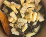 簡単♪とろ〜り茄子と油あげの味噌汁作り方3写真