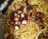 長芋と舞茸のバター醤油パスタ作り方6写真