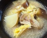 好きな野菜具沢山のお味噌汁、精進6日目⛩️作り方5写真