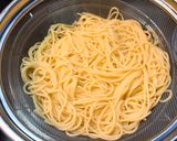 鶏肉と卵と水菜の和風親子パスタ作り方7写真