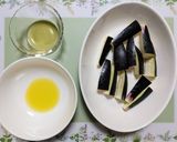 簡単夏の夕飯！和風なすツナ大葉冷製パスタ作り方1写真