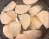 かぶと小松菜の味噌汁作り方3写真