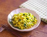 レンジで★とうもろこしとズッキーニのめんつゆ和え作り方6写真