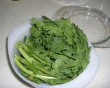 春菊のおひたし中華風作り方1写真