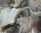 圧力鍋でかんたん　牛筋と大根の煮物作り方3写真
