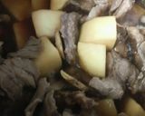 圧力鍋でかんたん　牛筋と大根の煮物作り方5写真
