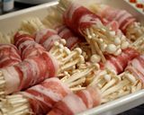 【おろし豚肉エノキ巻き☆】作り方1写真