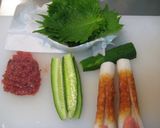 おつまみに♪竹輪のうめぇ～しそきゅうり作り方2写真