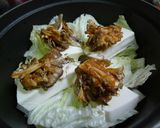 舞茸と豆腐の白菜蒸し♪作り方5写真