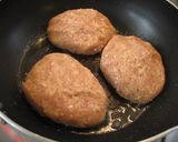 ふんわりあっさり煮込んでチキンハンバーグ作り方4写真