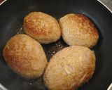 ふんわりあっさり煮込んでチキンハンバーグ作り方5写真