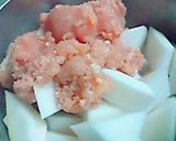 美味しい♪大根と鳥挽肉のあんかけ☆作り方1写真