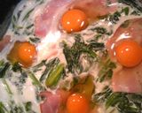 ♡簡単あったか♪卵とほうれん草のミルク煮作り方4写真