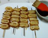 竹輪で♪なんちゃって焼き鳥風♪作り方4写真