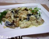 鶏肉と茄子のヨーグルトカレーソース作り方5写真