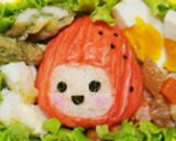 いちごっちのたらカマおにぎり✿キャラ弁作り方6写真