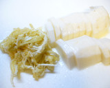 ほっこり長芋と油揚げのお味噌汁作り方1写真