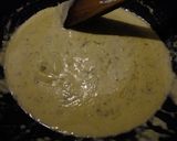 エビ入り　ブルーチーズのクリームパスタ作り方4写真