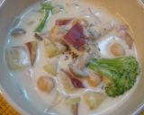♥ひよこ豆とさつまいものチャウダー♥作り方6写真