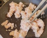 鶏そぼろと高菜炒め作り方2写真
