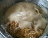 柿とグラハム粉の、朝食パンケーキ。作り方9写真