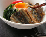 さんまの蒲焼和風４色☆ロコモコ風丼ぶり作り方9写真