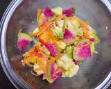 紅芯大根とロマネスコの サラダ柚子風味作り方8写真
