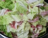 白菜と豚バラの蒸し煮作り方3写真