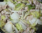 白菜と豚バラの蒸し煮作り方4写真