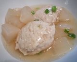 ふわふわ鶏団子と大根の土鍋煮作り方5写真