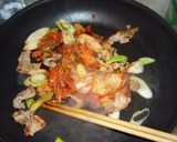 甘党さんの☆豚キム丼作り方3写真