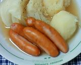 ザク切りキャベツとソーセージのスープ煮作り方7写真