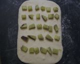 ✿薩摩芋と小豆の抹茶ロールぱん✿作り方8写真