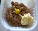 納豆海苔マヨチートースト♪作り方1写真