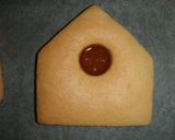 クリスマス♪　お菓子の家にステンドグラス作り方5写真