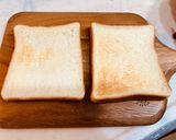 もち麦入りパティてりやき月見ホットサンド作り方1写真