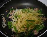 ダシがきいてる♪シソとツナの和風パスタ作り方3写真