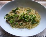 ダシがきいてる♪シソとツナの和風パスタ作り方4写真