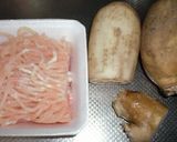 鶏と蓮根のから揚げ作り方1写真