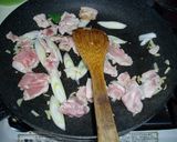 フライパン一つで簡単豚玉豆腐！作り方1写真