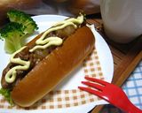 簡単！豚こまと玉ねぎで焼肉サンド作り方4写真
