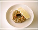 ハンバーグdeドーナツ＊キャラ弁おかず作り方3写真