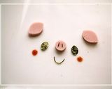 食いしん坊♪ぶたちゃん＊キャラ弁作り方2写真