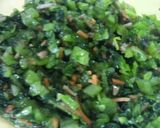 朝ご飯に☆青菜と松前漬け納豆作り方2写真