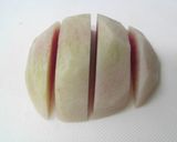 紅芯大根で　さくらごはん作り方3写真