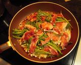 豚こまですき焼き風作り方3写真