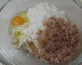 ふわふわ☆山芋とお豆腐のお好み焼き風作り方4写真